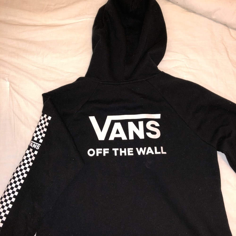 Small Vans sweater long sleeve dress with hoodie.
